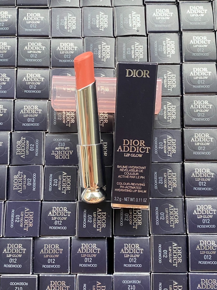 มีกล่อง - Dior Addict Lip Glow 3.5g. #012 Rosewood (เคาเตอร์ 1,700฿)