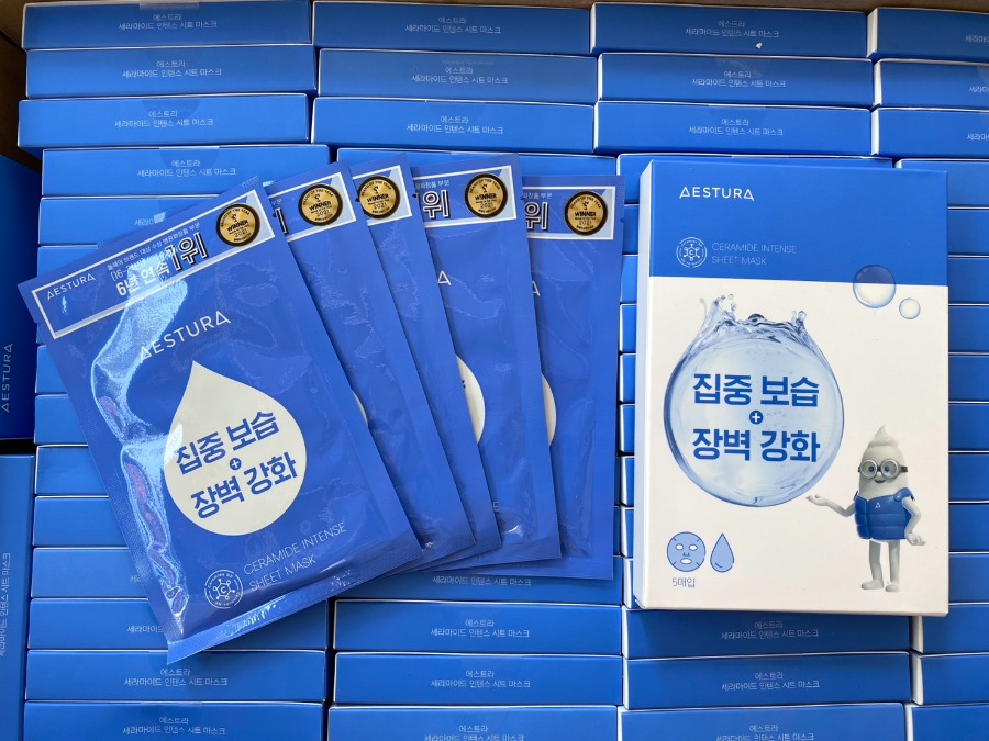 Olive Young Aestura Ceramide Intense Sheet Mask (1กล่อง5แผ่น)