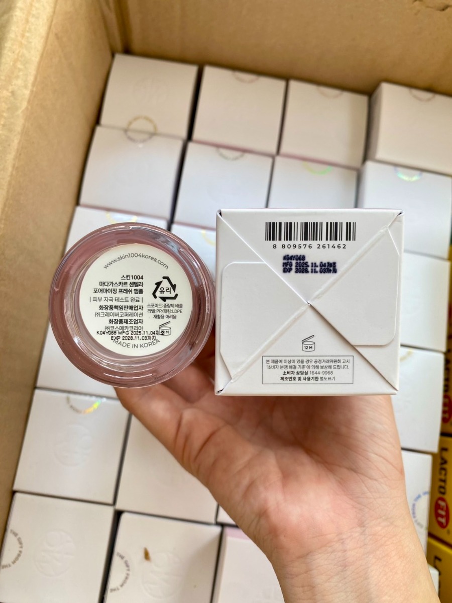 เซรั่มชมพู SKIN1004 Madagascar Centella Poremizing Fresh Ampoule 100ml.