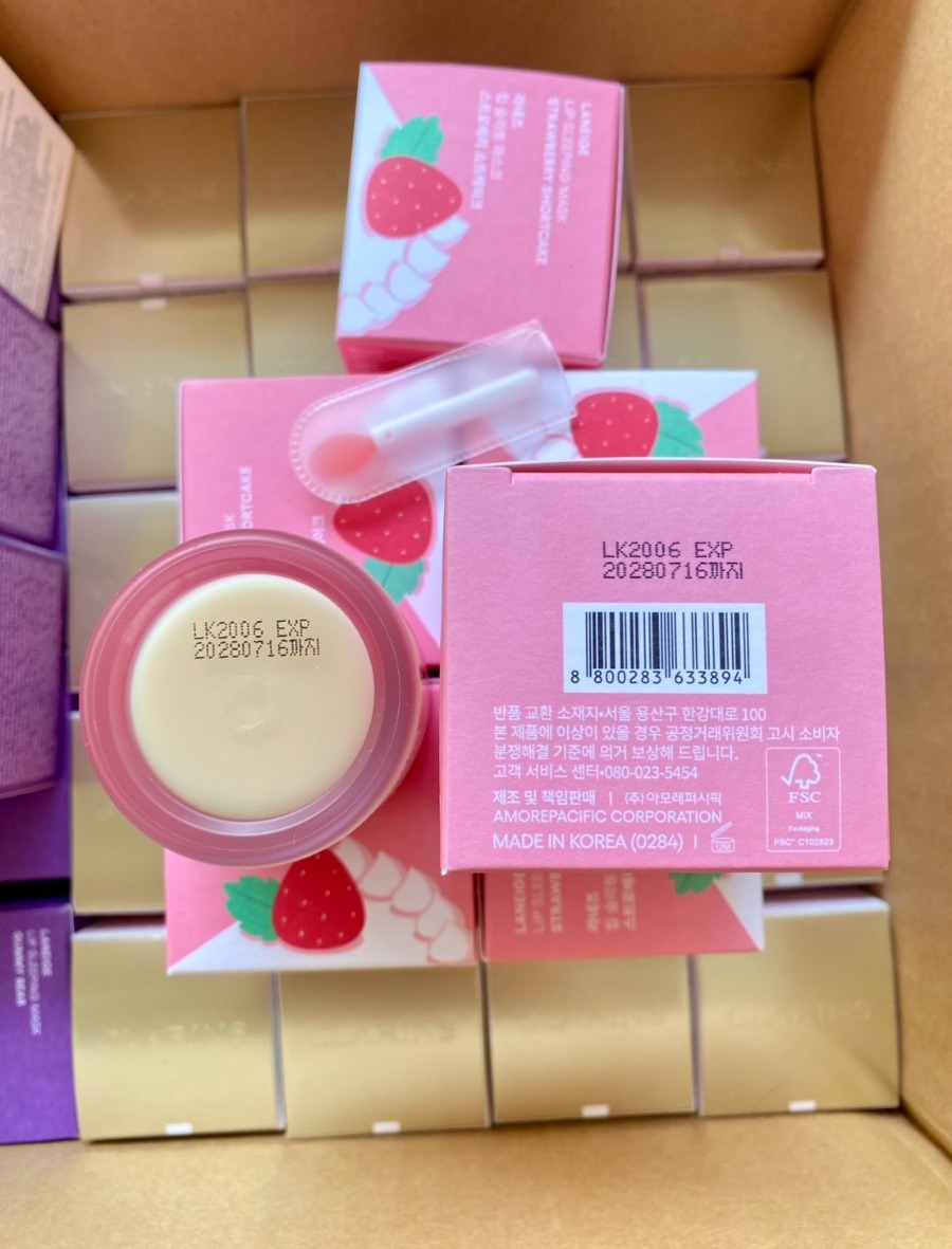 Laneige Lip Sleeping Mask EX 20g. #Strawberry Shortcake (เคาเตอร์ 750฿)