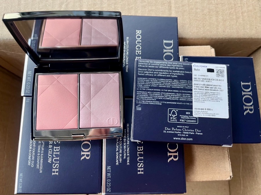 ป้าย/King Dior Rouge Blush Colour & Glow Duo 8g. #287 (เคาเตอร์ 2,400฿)