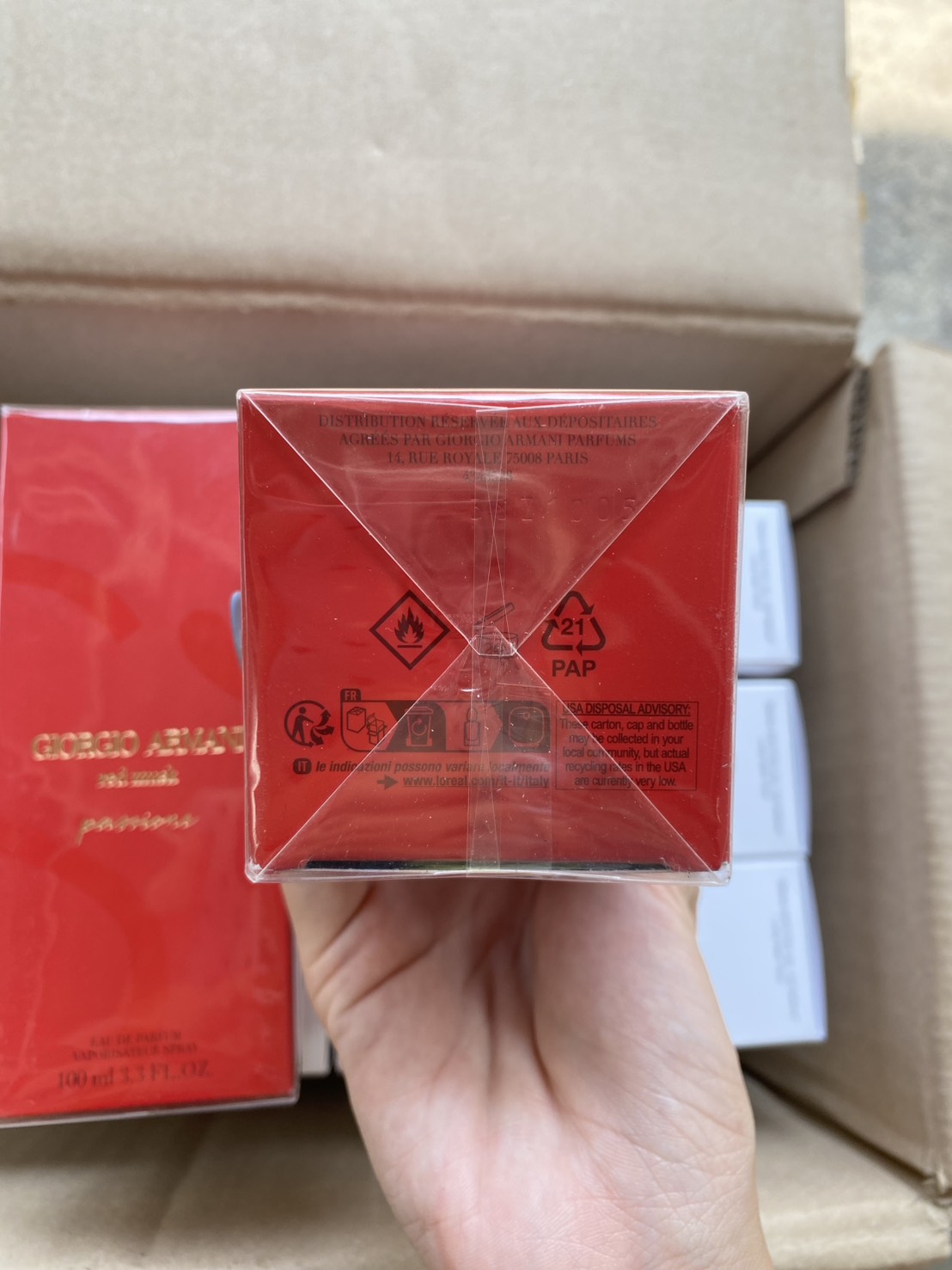Giorgio Armani Si Passione Red Musk 100ml. (เคาเตอร์ 7,800฿)