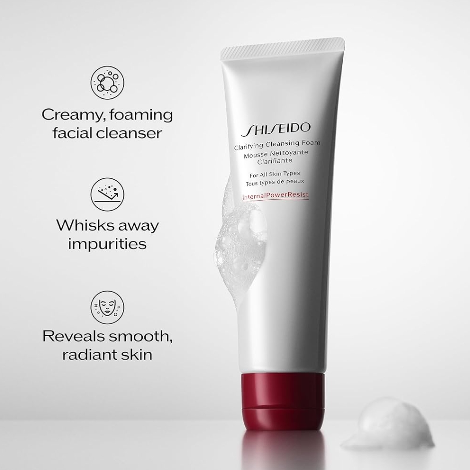 Shiseido Clarifying Cleansing Foam 125ml. (เคาเตอร์ 1,500฿)