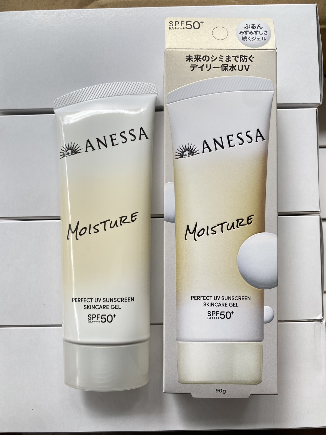 ทอง Shiseido Anessa Perfect UV Sunscreen Skincare Gel NB SPF 50+ PA++++ 90g. (เคาเตอร์ 950฿)