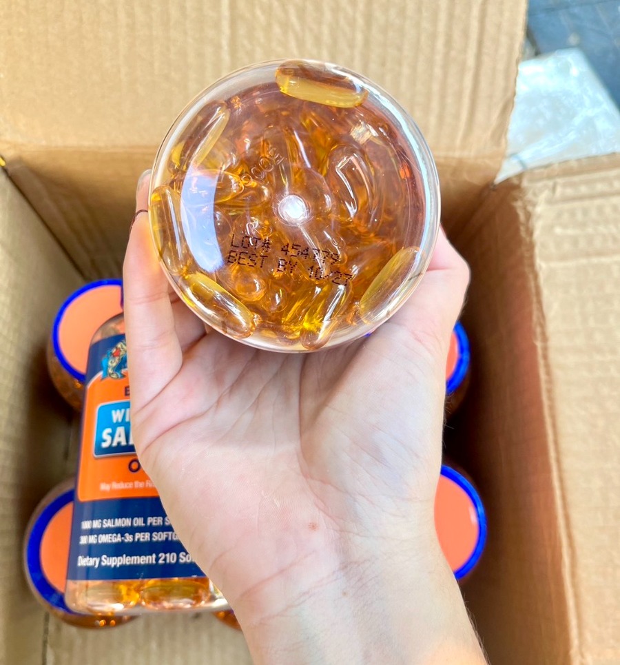 Pure Alaska Omega Wild Salmon Oil 1,000 mg. (210Softgels) น้ำมันปลาแซลมอน