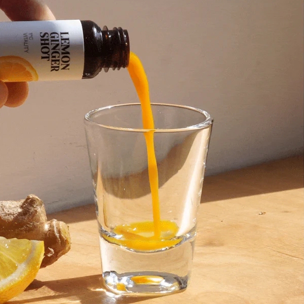(ยกกล่อง14ขวด) LATIB Lemon Ginger Shot