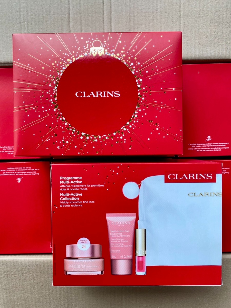 เซตชมพู Clarins Multi-Active Collection Gift Set
