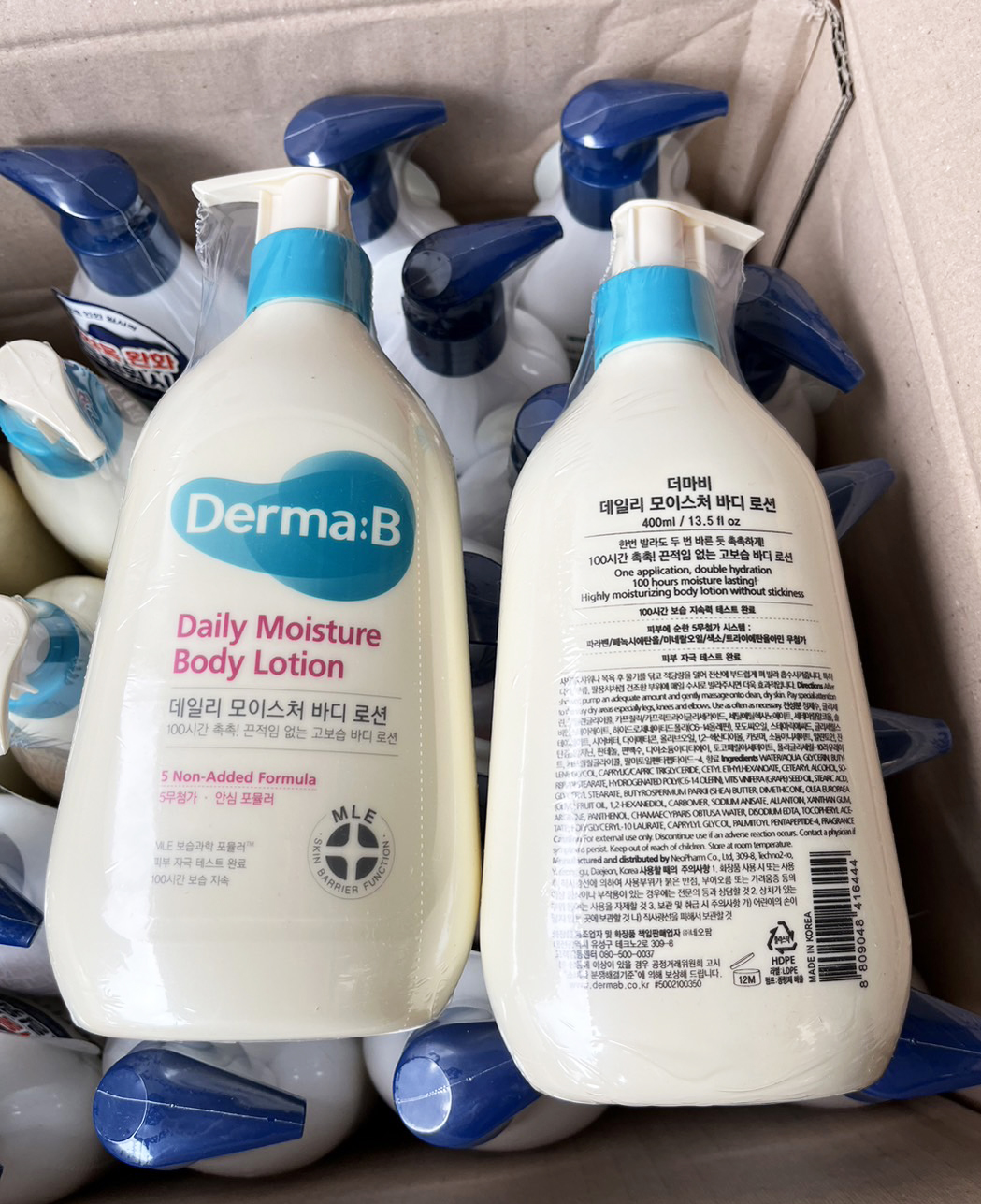 Derma:B Daily Moisture Body Lotion 400ml.