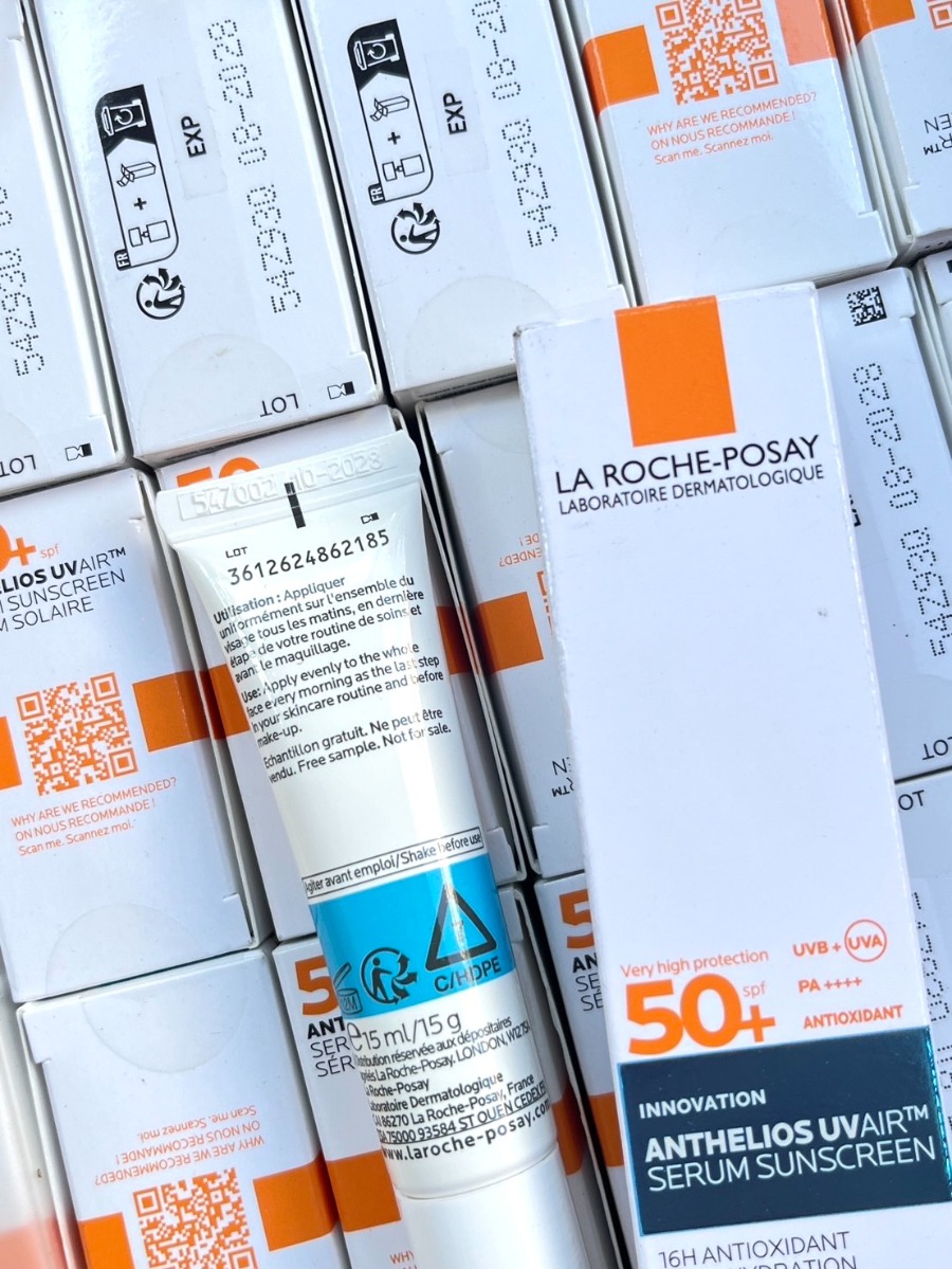 ขนาดทดลอง - กันแดดเซรั่ม La Roche‑Posay Anthelios UV Air Serum Sunscreen SPF50+ 15ml.