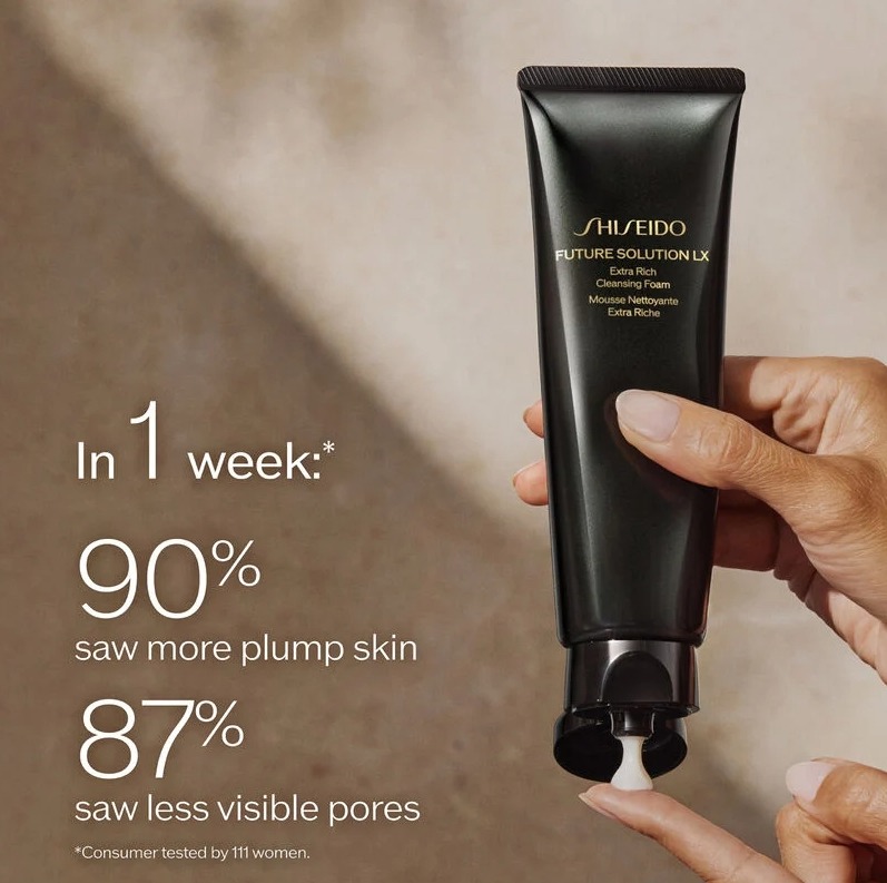 Shiseido Future Solution LX Extra Rich Cleansing Foam 125ml. (เคาเตอร์ 2,900฿)