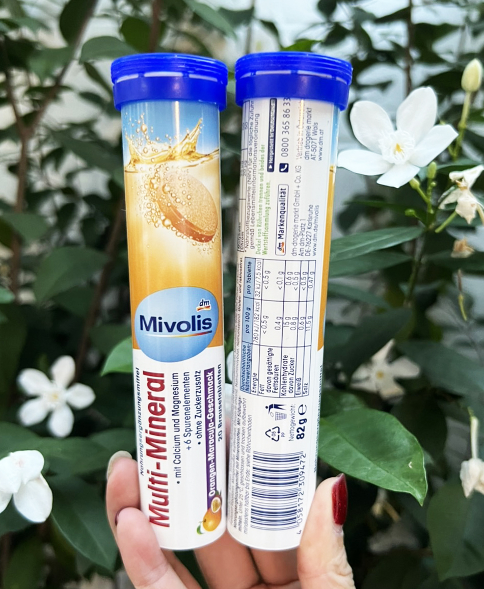 Das gesunde Plus - วิตามินเม็ดฟู่ละลายน้ำ จากประเทศเยอรมัน (1หลอด/บรรจุ20เม็ด)