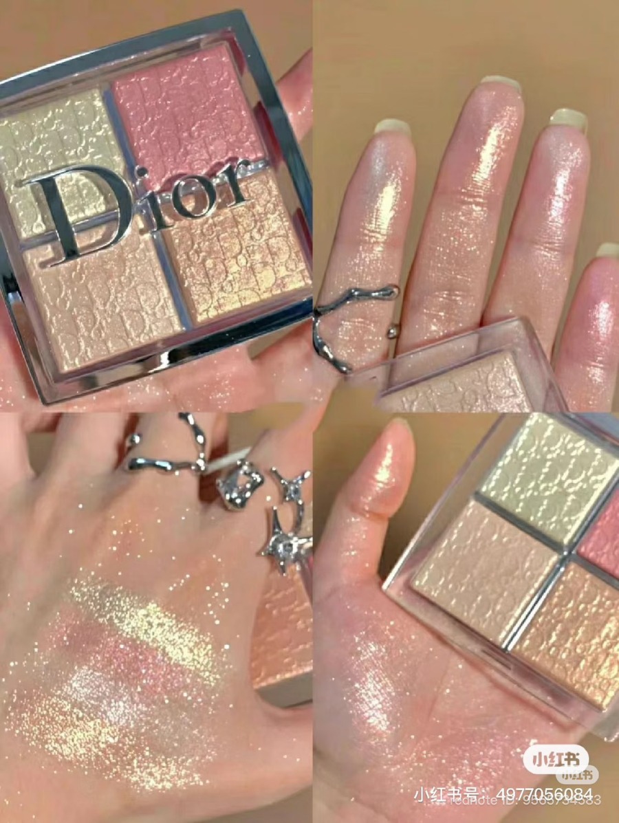 สคบ/ห้าง Dior Backstage Glow Maximizer Palette #004 Rose Gold Glow (เคาเตอร์ 2,340฿)