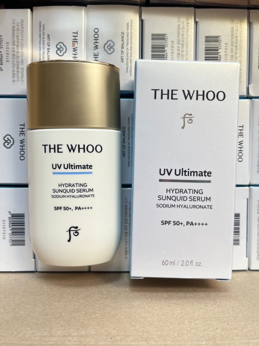 ขาว ขวดเดี่ยว The Whoo UV Ultimate Hydrating Sunquid Serum SPF50+ PA++++ 60ml.