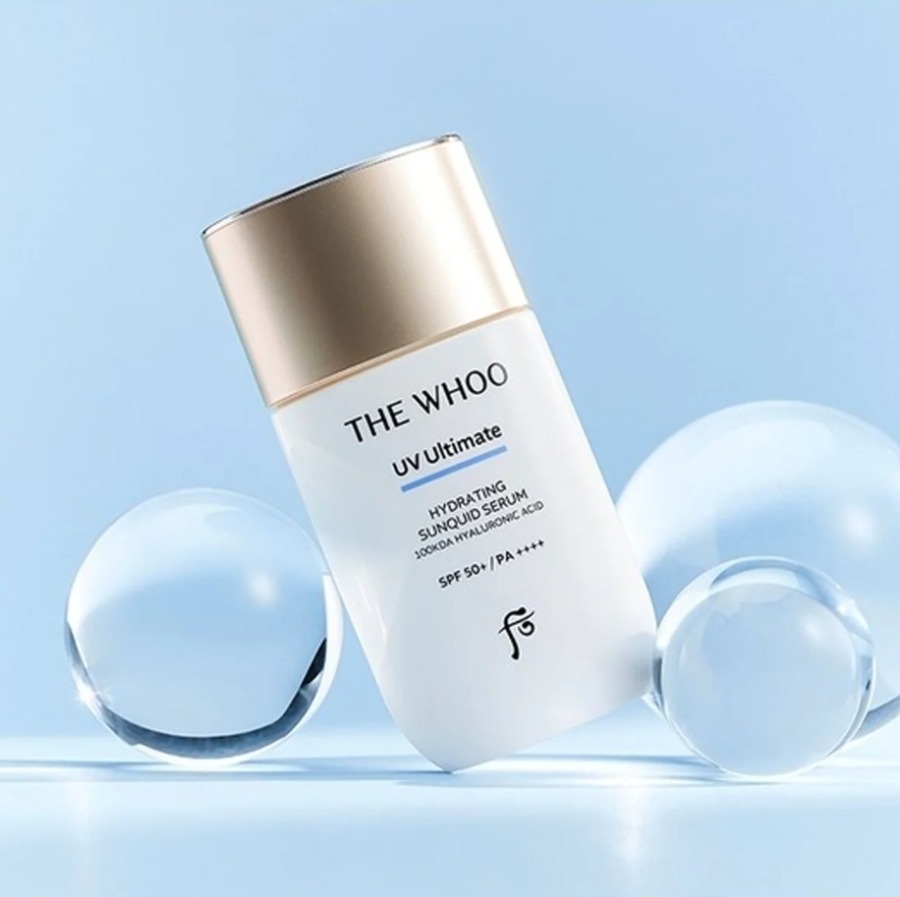 ขาว ขวดเดี่ยว The Whoo UV Ultimate Hydrating Sunquid Serum SPF50+ PA++++ 60ml.