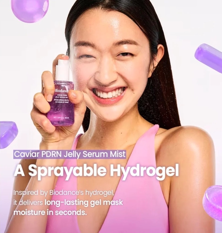 สเปรย์ ม่วง Biodance Caviar PDRN Jelly Serum Mist 50ml.