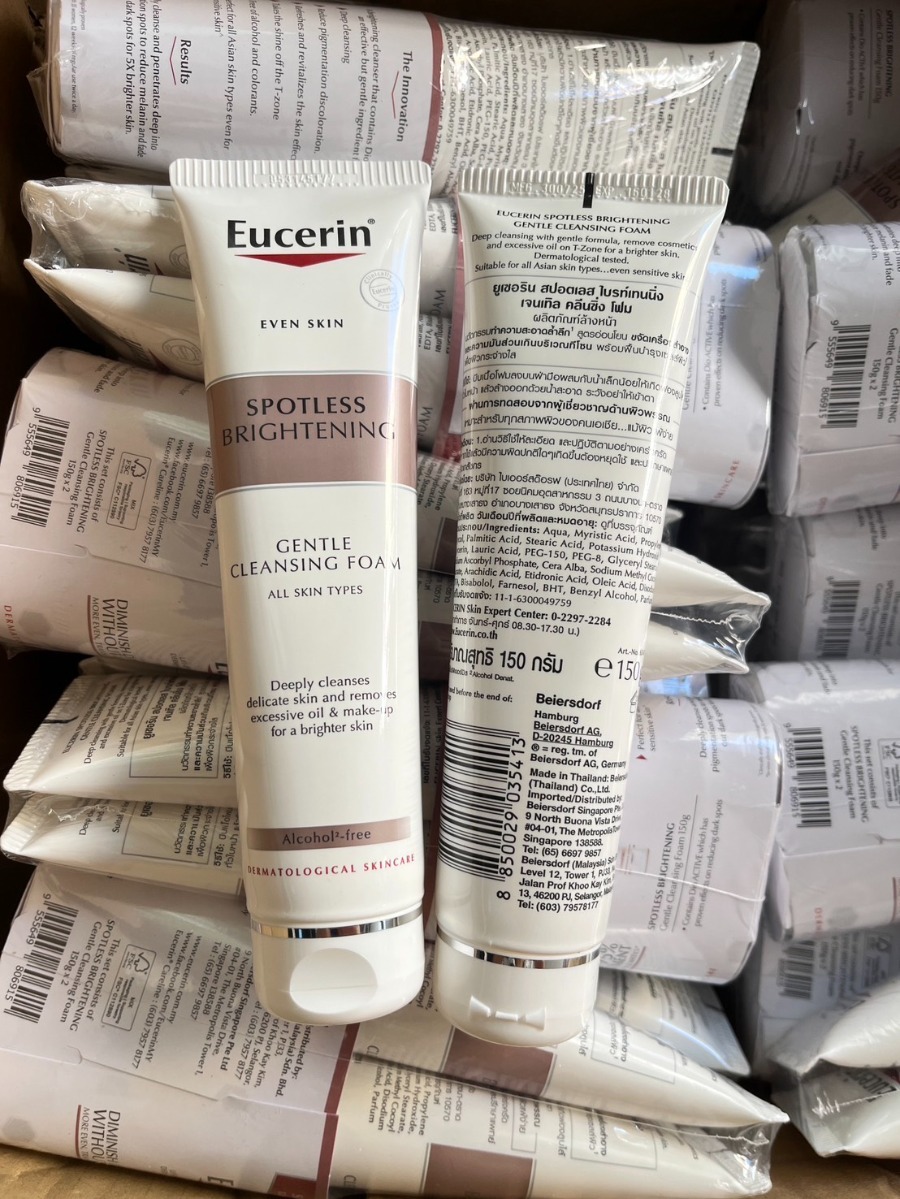 Eucerin Spotless Brightening Gentle Cleansing Foam 150ml.