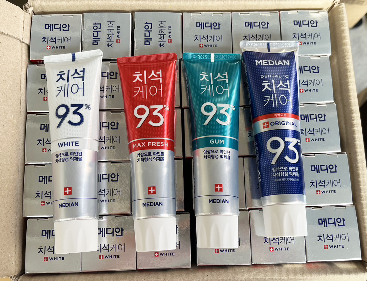 MEDIAN DENTAL IQ 120g.  #Breath care Removes Bad Smell สีแดง