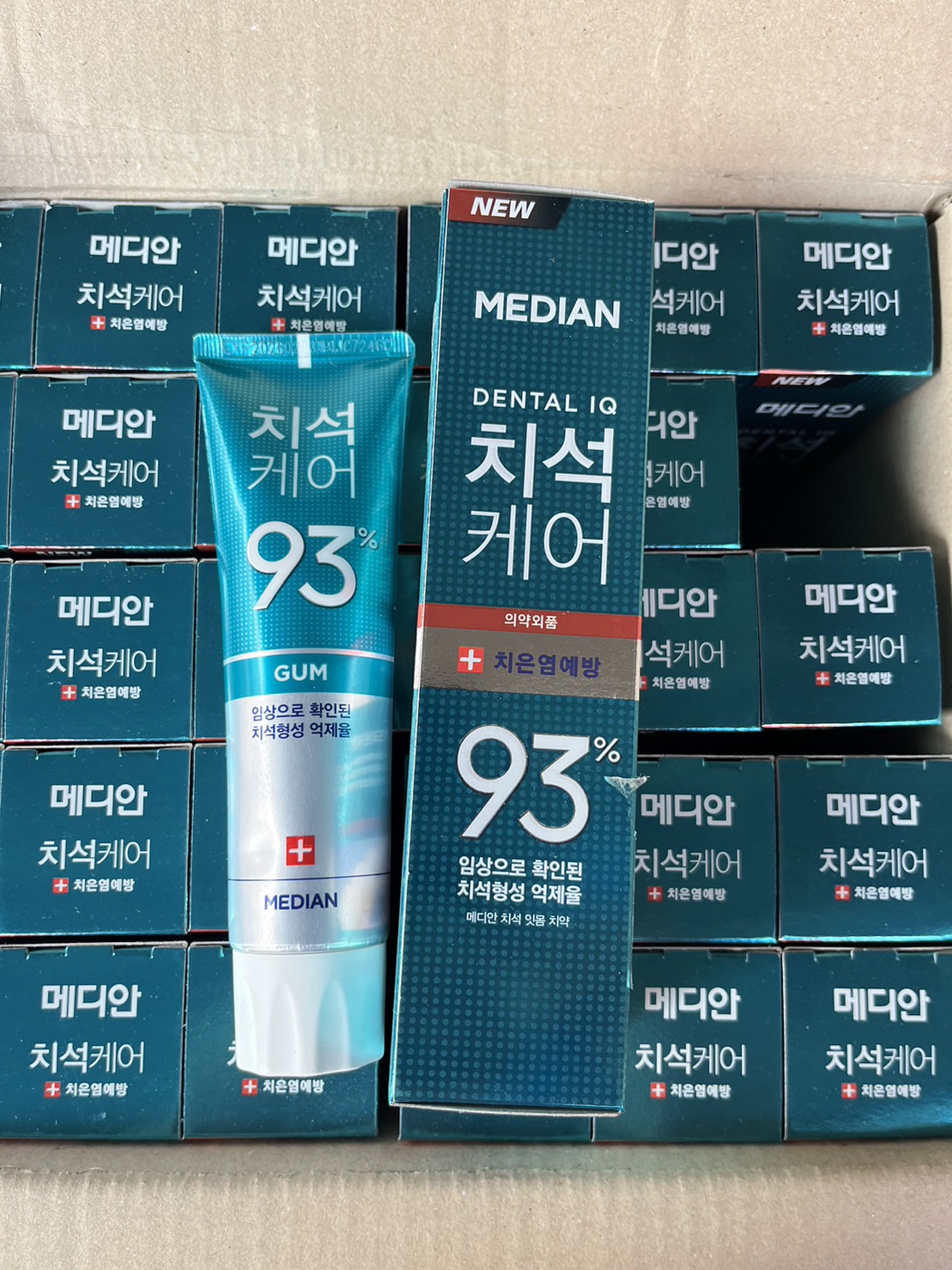 MEDIAN DENTAL IQ 120g. #Gingivitis Prevention สีเขียว