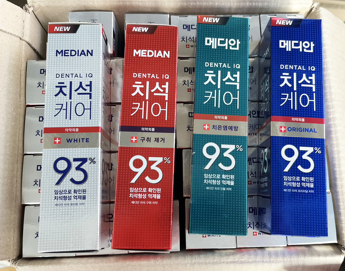 MEDIAN DENTAL IQ 120g. #Gingivitis Prevention สีเขียว