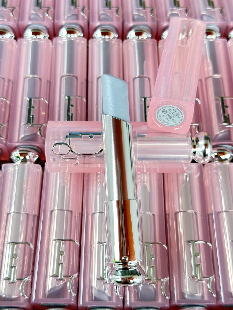NoBoxไม่มีกล่อง/รุ่นใหม่- Dior Addict Lip Glow 3.5g. #078 Icy Blue (เคาเตอร์ 1,700฿)