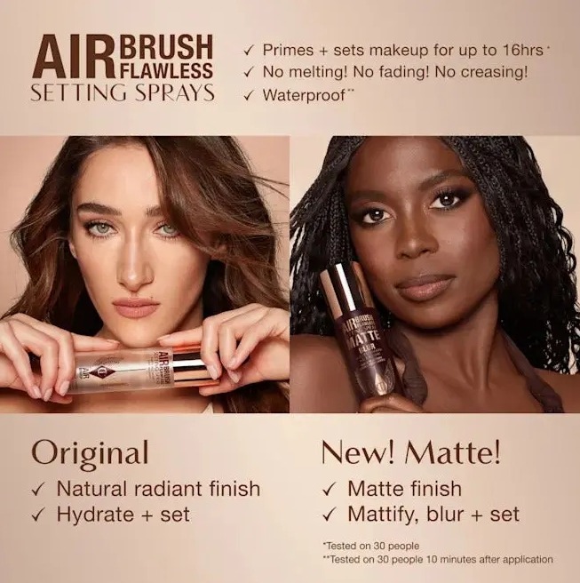 แมท Charlotte Tilbury Airbrush Flawless Setting Spray Matte Blur 34ml.