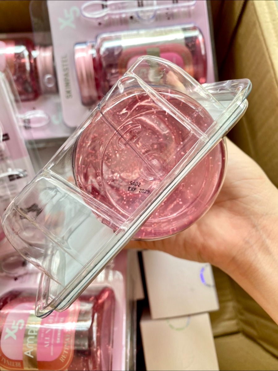 ชมพู SKINPASTEL X5 Retinol Booster Ampoule all Night 250ml.