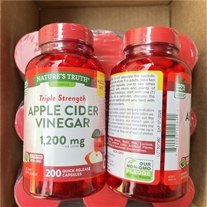 Nature's Truth Apple Cider Vinegar 1200 mg. (บรรจุ 200 แคปซูล)