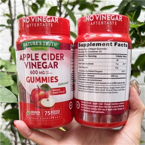 Nature's Truth Apple Cider Vinegar 600mg (บรรจุ 75 gummies)