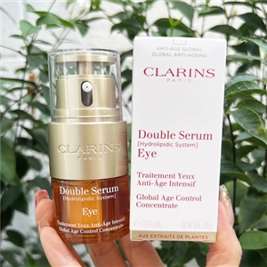 อายเซรั่ม Clarins Double Serum Eye Global Age Control Concentrate 20ml. (เคาเตอร์ 3,600฿)