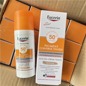 Eucerin Pigment Control Tinted Sun Gel-Cream SPF50+ ขนาด 50ml. #Medium