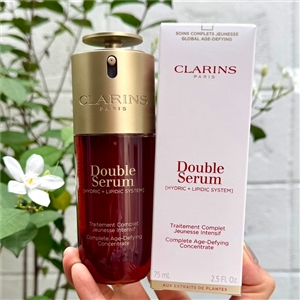 Clarins Double Serum Complete Age Control 75ml. (เคาเตอร์ 7,000฿)