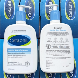 น้ำเงิน Cetaphil Gentle Skin Cleanser 591ml.