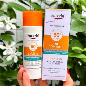 ุ่นใหม่ Eucerin Sun Gel-Creme Oil Control Dry Touch SPF 50+ ขนาด 50ml.