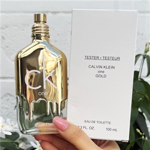 กล่องเทสเเตอร์ - Calvin Klein CK One Gold Eau De Toilette 100ml. (เคาเตอร์ 4,160฿)