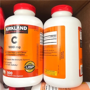 Kirkland Signature Vitamin C 1000mg. (500Tablets)