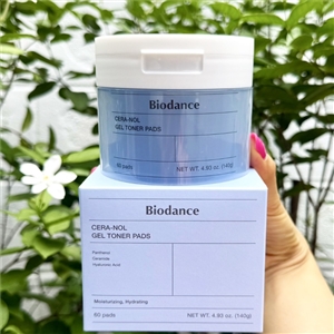 กระปุกฟ้า Biodance Cera-nol Gel Toner Pads