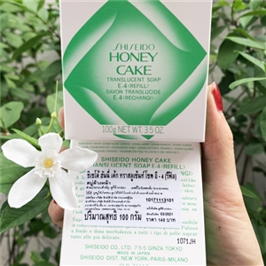 รีฟิว Shiseido Honey Cake Translucent Soap E 4 (Refill) 100g.