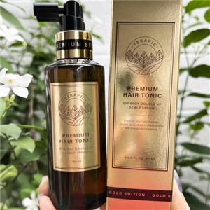 ทอง Terapic Premium Hair Tonic Synergy Double Up Scalp Serum 160ml.