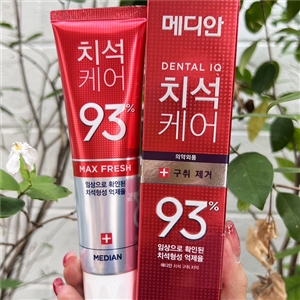 MEDIAN DENTAL IQ 120g.  #Breath care Removes Bad Smell สีแดง