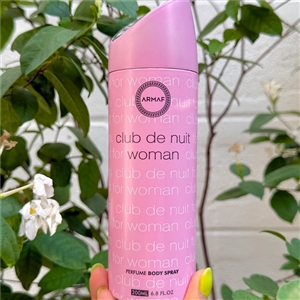 ขวดชมพู Armaf Club De Nuit Perfume Body Spray For Women 200ml.
