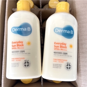 ขวด Derma:B Everyday Sun Block SPF50+ PA+++ 200ml.