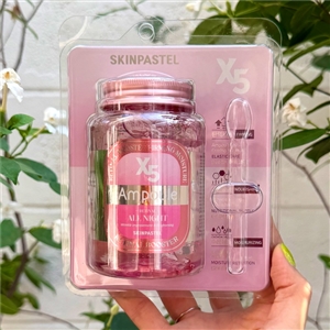 ชมพู SKINPASTEL X5 Retinol Booster Ampoule all Night 250ml.