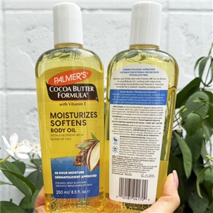 Palmer's Cocoa Butter Formula Moisturizing Softens Body Oil 250ml.