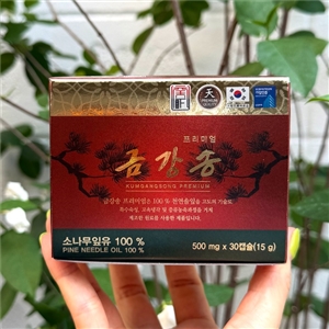Kumgangsong Premium Pine Needle Extract Oil 100% (1กล่อง/30เม็ด)