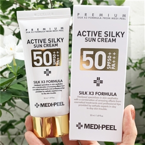 Medi-Peel Active Silky Sun Cream SPF50+ PA+++ 50ml.
