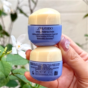 กระปุกฟ้า Shiseido Vital Perfection Uplifting and Firming Advanced Cream Soft 15ml.