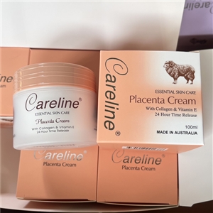 Careline Placenta Cream 100ml. ส้ม