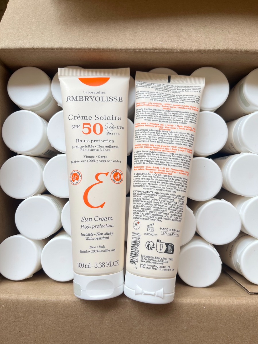 Embryolisse Sun Cream High Protection SPF50 PA++++ 100ml.