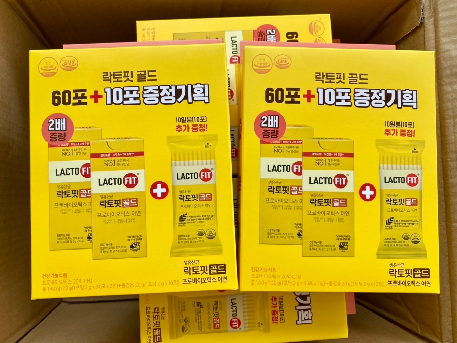 LACTO-FIT Probiotics ยอดขายอันดับ1จากเกาหลี (1กล่อง/บรรจุ70ซอง)