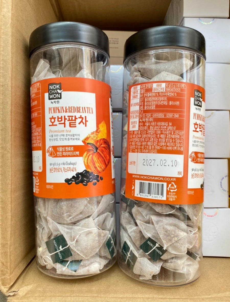 NOKCHAWON Pumpkin & Red Bean Tea (60/ซอง)